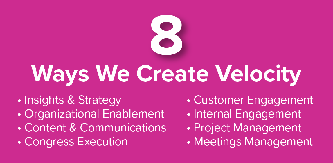 8 Ways We Create Velocity